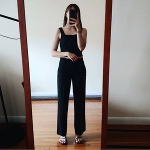 &other stories Black Dress Wool Pants